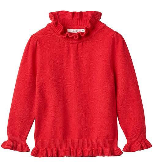 Se Fliink Bluse - Abby - Pompeian Red ved KidsWorld