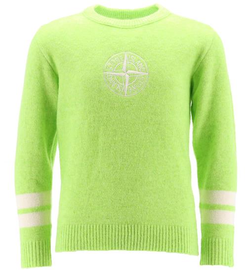 Se Stone Island Bluse - Strik - Uld - Lemon ved KidsWorld