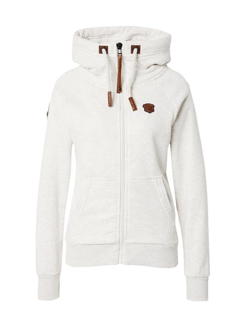 naketano Sweatjakke  beige-meleret / brun