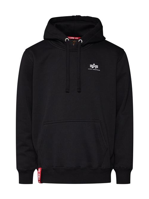 Se ALPHA INDUSTRIES Sweatshirt  sort / hvid ved About You