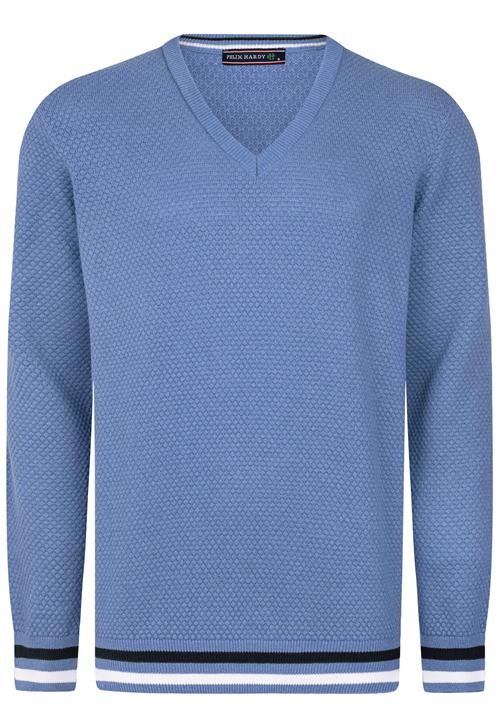 Felix Hardy Pullover  safir / mørkeblå / hvid