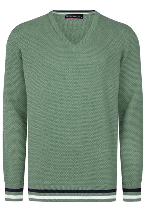 Felix Hardy Pullover  grøn / sort / hvid