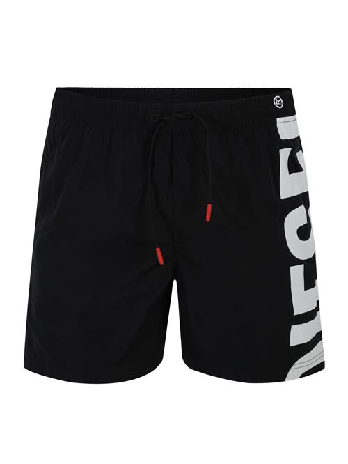 DIESEL Badeshorts 'BMBX-RIO-41'  sort / hvid