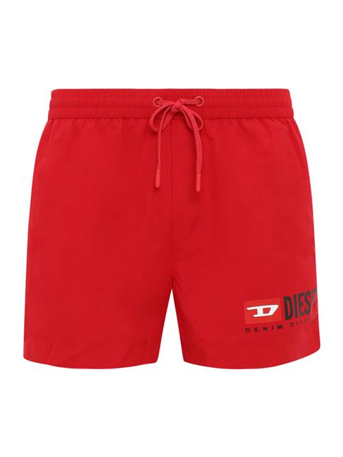 DIESEL Badeshorts 'KEN-37'  rød / sort / hvid