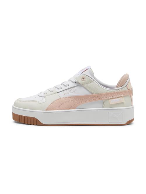 Se PUMA Sneaker low 'Carina'  creme / gammelrosa / hvid ved About You