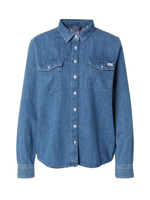 MUSTANG Bluse 'SEDANA'  blue denim