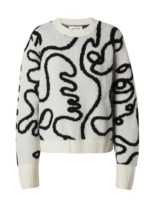 Se Monki Pullover  sort / hvid ved About You