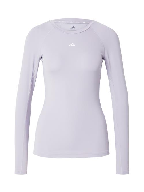 ADIDAS PERFORMANCE Funktionsbluse  lilla / hvid