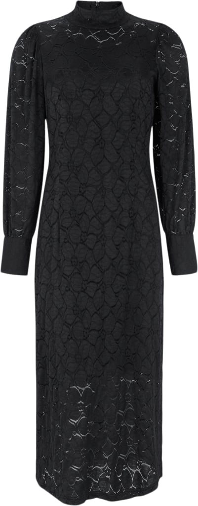 Soft Rebels Srceleste Midi Dress Kvinde Black Midi Kjoler Str XL - hos Magasin