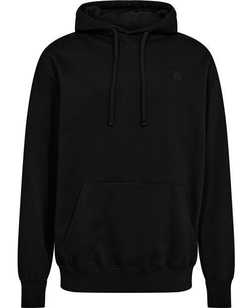 Wood Wood Cass Tirewall Hoodie Gots Mand Black Hoodies Str XL - hos Magasin