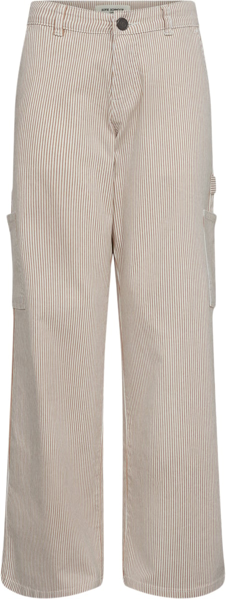 Se Sofie Schnoor Trousers Str 10 år / 140 cm - Cashew Brown Bukser hos Magasin ved Magasin