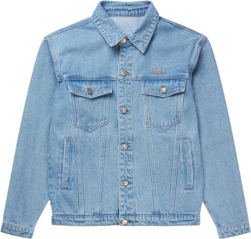 7 Days Active Denim Jacket Kvinde 399 Denim Blue Denimjakker Str M Denim - hos Magasin