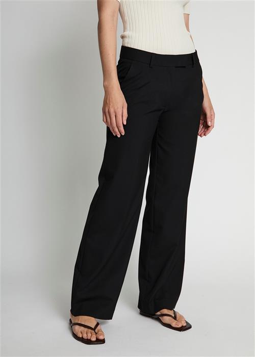 Se Bruun & Stengade BS Louise Suit Pants Kvinde Sort Bukser Med Lige Ben Str 40 - Polyester hos Magasin ved Magasin