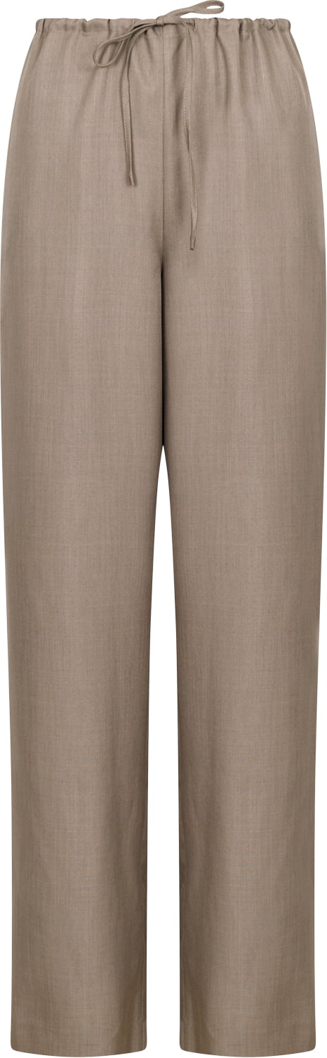 Se Neo Noir Geri Pants Kvinde Warm Grey Bukser Med Brede Ben Str 44 - hos Magasin ved Magasin