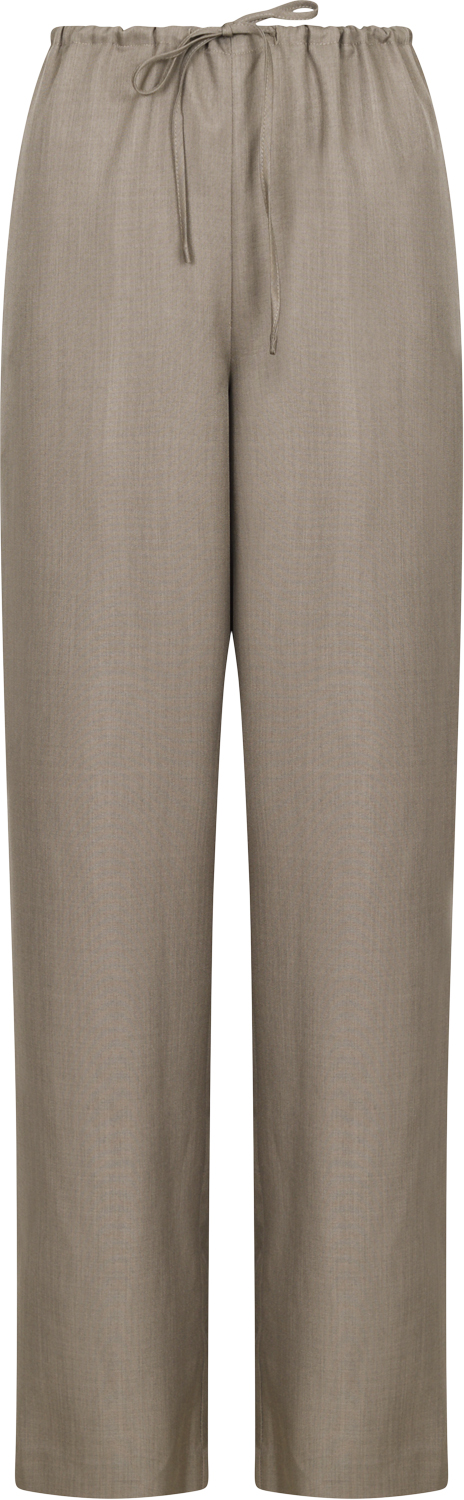 Neo Noir Geri Pants Kvinde Warm Grey Bukser Med Brede Ben Str 34 - hos Magasin