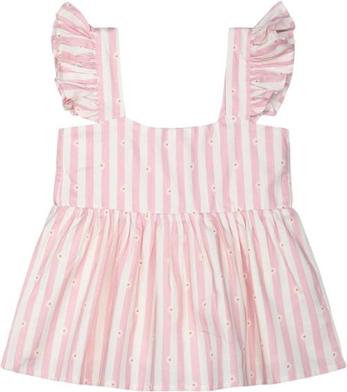 The New Tnjin S_L Top Str 110-116 cm/5-6 år - Pink Nectar Toppe Bomuld hos Magasin