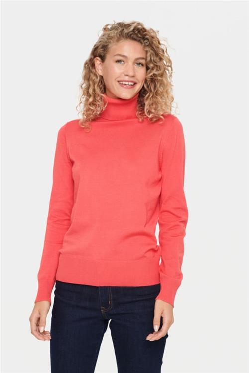 Se Saint Tropez J2046, Milasz Rollneck Pullover Kvinde Cayenne Rullekraver Classic Fit Str S - hos Magasin ved Magasin