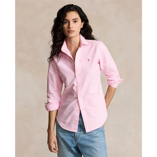 Polo Ralph Lauren Classic Fit Oxford Shirt Kvinde Bath Pink Langærmede Skjorter Str 32 - Bomuld hos Magasin