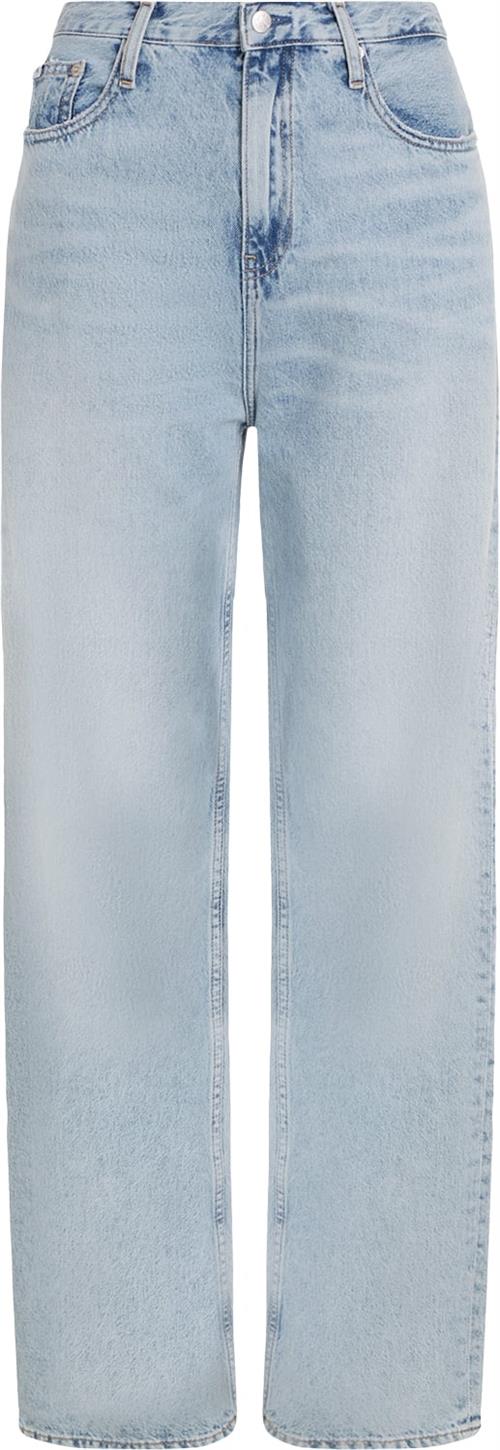 Se Calvin Klein High Rise Relaxed Kvinde 1aa Straight Jeans Str 25/32 - hos Magasin ved Magasin