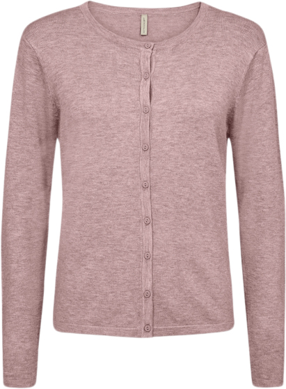 Se soyaconcept Scdollie 446 Cardigan Rosa Kvinde 94210 Rosa Cardigans Str M - Nylon hos Magasin ved Magasin