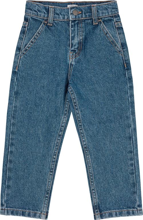 Copenhagen Colors Organic Junior Jeans, Reugular FIT Str 104 - Indigo Blue Washed Jeans Bomuld hos Magasin