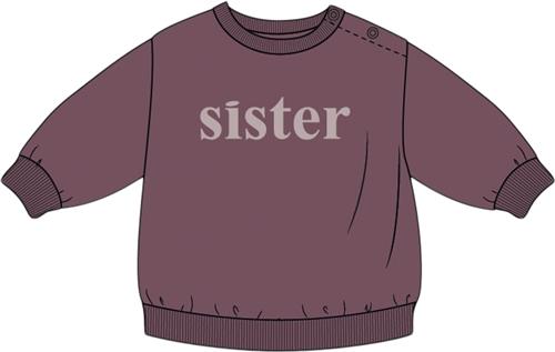 The New Tnsmolly Sweatshirt Str 74 cm - Crushed Berry Sweatshirts hos Magasin