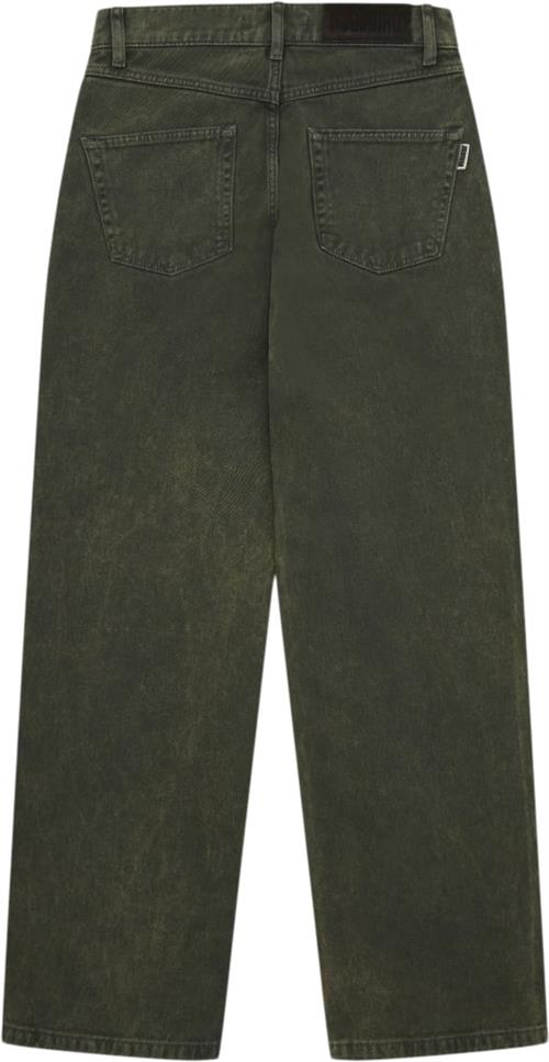 Se Woodbird Wbcarla Colour Jeans Mand Dark Green Jeans Str 29 / 33 - hos Magasin ved Magasin