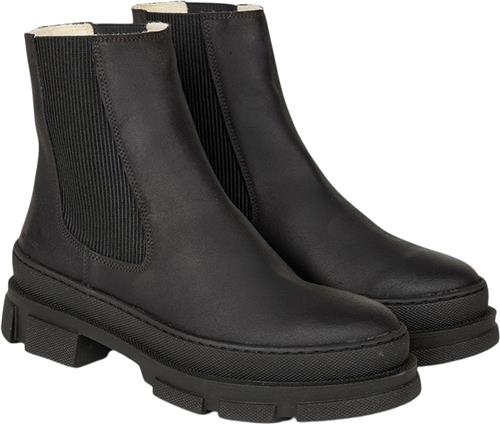 ANGULUS Chelsea Støvle med Uldfoer Kvinde 1717/019 Espresso Chelsea Boots Str 41 - hos Magasin