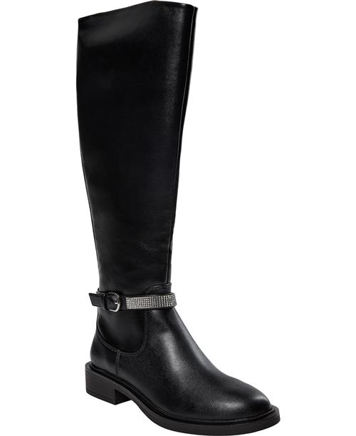 Se Steve Madden Riggs Boot Kvinde Black Langskaftede Støvler Str 40 - hos Magasin ved Magasin