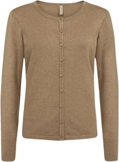 soyaconcept Scdollie 446 Cardigan Camel Kvinde 98404 Camel Cardigans Str XL - Nylon hos Magasin