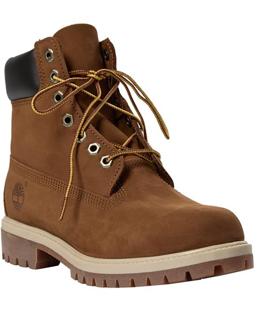 Se TIMBERLAND Timberland Premium 6 Inch Lace UP W Mand Dk Wht Nubuck Snørestøvler Str 40 - hos Magasin ved Magasin