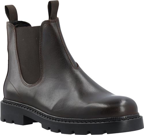 Bianco Biajeff Chelsea Boot Tumbled Leather Mand Dark Brown Chelsea Boots Str 45 - hos Magasin