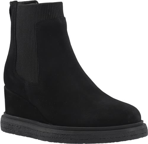 Cashott Casanja Chelsea Boot Suede Kvinde Black Chelsea Boots Str 40 - hos Magasin