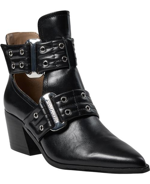 Steve Madden Giustine Boots Kvinde Black Leather Støvletter Str 39 - hos Magasin