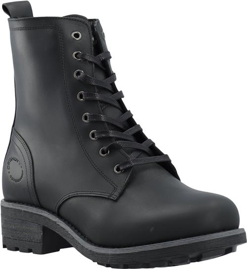 Se Cashott Caskarla Lace Boot WR Warm Lining Oil Nubuck Kvinde Black Snørestøvler Str 38 - hos Magasin ved Magasin