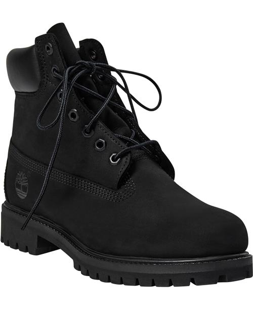 TIMBERLAND Timberland Premium 6 Inch Lace UP W Mand Black Snørestøvler Str 38,5 - hos Magasin