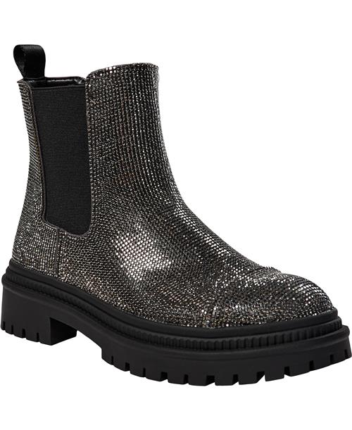 Steve Madden Moonlit Boots Kvinde Pewter Ankelstøvler Str 39 - hos Magasin