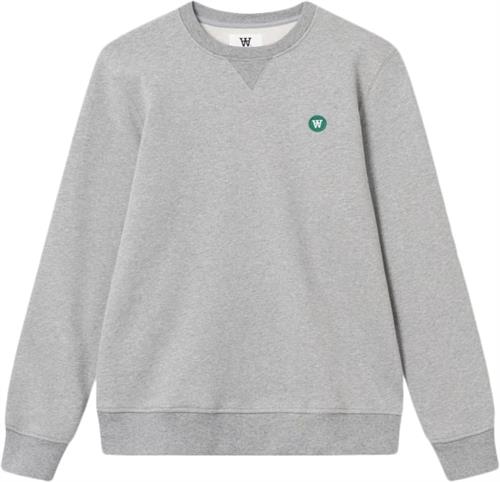 Wood Wood Tye Sweatshirt Gots Mand Grey Melange Sweatshirts Str S - Bomuld hos Magasin