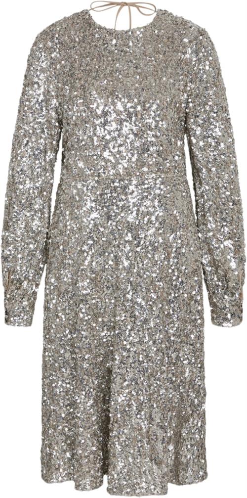 PBO Amaretto Dress Kvinde Champagne Midi Kjoler Str L - hos Magasin