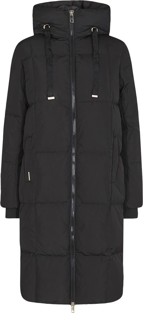 Mos Mosh Nova Square Down Coat Kvinde Black Dunjakker Str XXL - hos Magasin