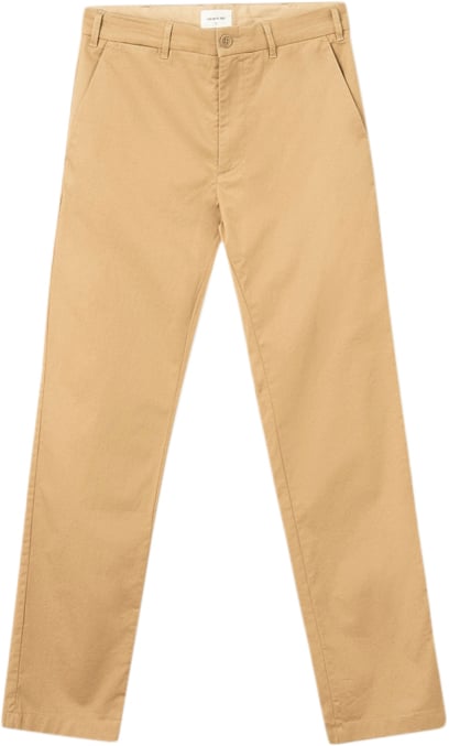 Se Wood Wood Marcus Light Twill Trousers Mand Khaki Bukser Str 29 - Bomuld hos Magasin ved Magasin