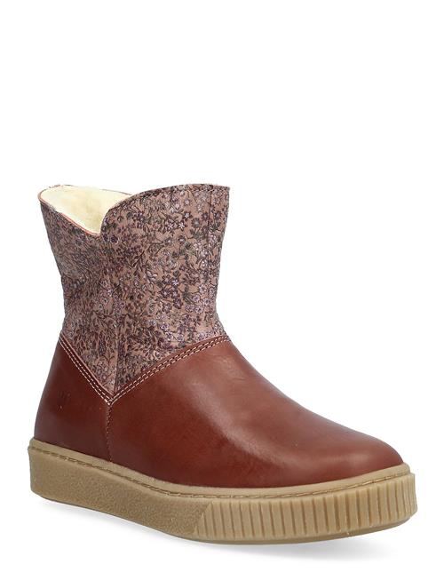 Wheat Lesley Zip Tex Bootie Wheat Brown