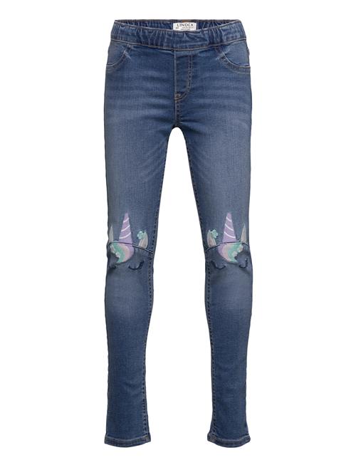 Lindex Trousers Denim Sara Unicorn Lindex Blue