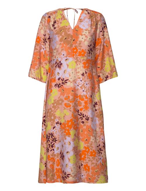 Lindex Dress Ada Floral Lindex Orange