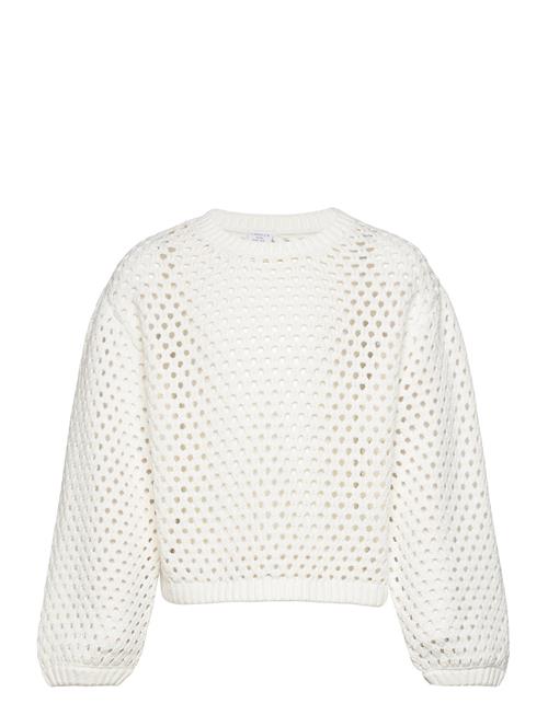 Lindex Sweater Mesh Knit Lindex White