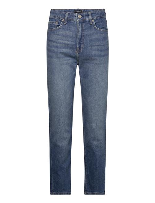 Se Lauren Ralph Lauren High-Rise Straight Ankle Jean Lauren Ralph Lauren Blue ved Booztlet