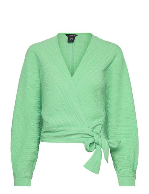 Lindex Blouse Pamela Wrap Lindex Green