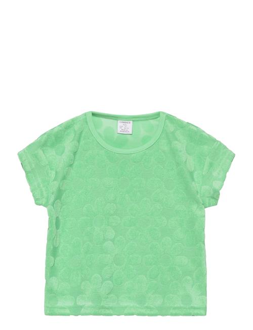 Lindex Top Ss Terry Flowers Lindex Green