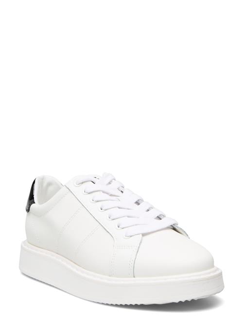 Se Lauren Ralph Lauren Angeline Iv Action Leather Sneaker Lauren Ralph Lauren White ved Booztlet