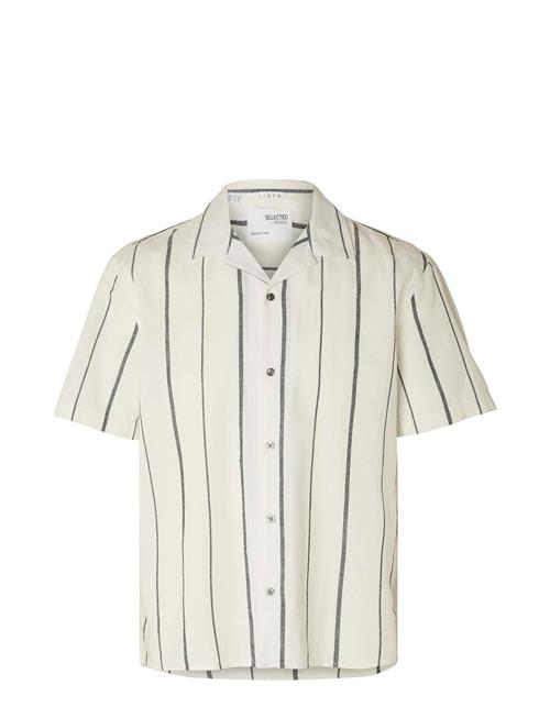 Selected Homme Slhrelaxnew-Linen Shirt Ss Resort Selected Homme Beige